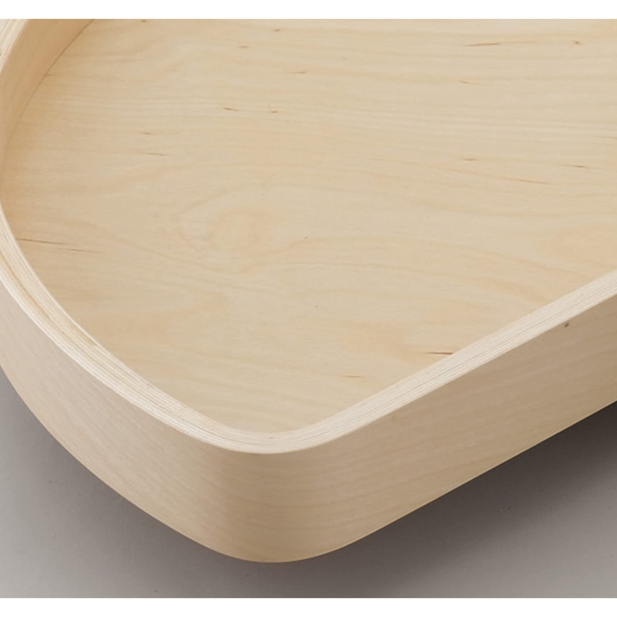 Lazy Daisy Banded Wood Kidney-Shaped Lazy Susan for Corner Base Cabinets w/Swivel Bearing - Image 5