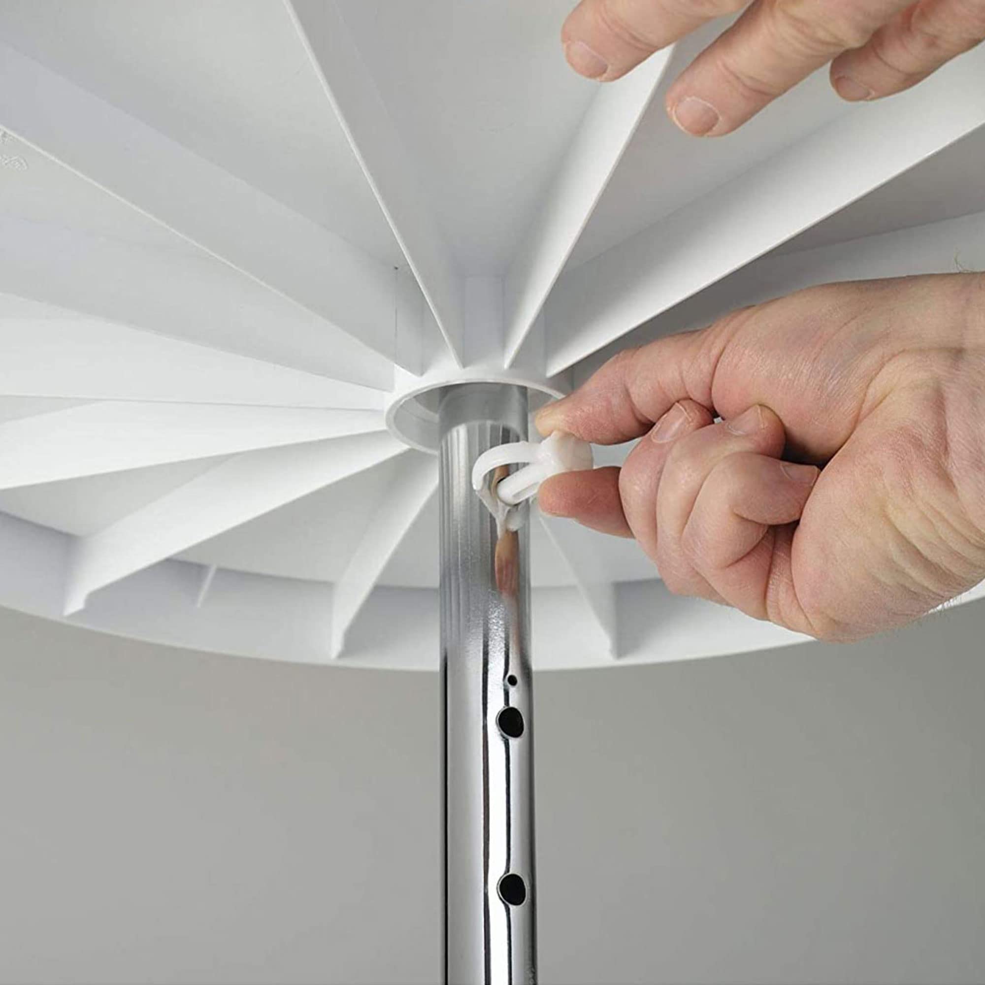 LAZY DAISY Polymer Full-Circle 2-Shelf Lazy Susan for Corner Base Cabinets - Image 8