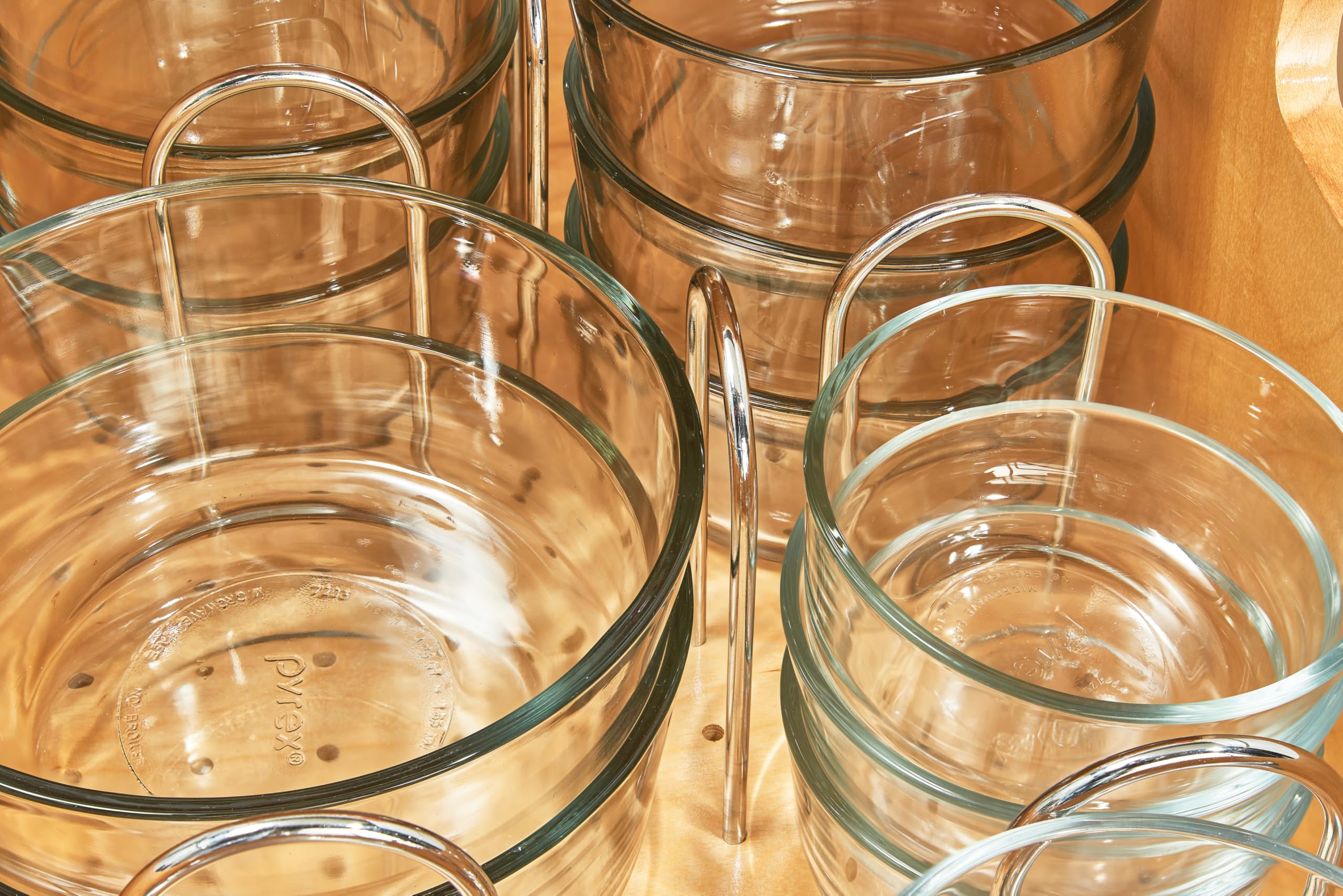 Rev-A-Shelf 18" Divided Storage Bin for Kitchen or Bathroom Cabinets, Food Storage Containers/Utensils Organizer w/Soft-Close, Wood, 4FSCO-18SC-1 - Image 7