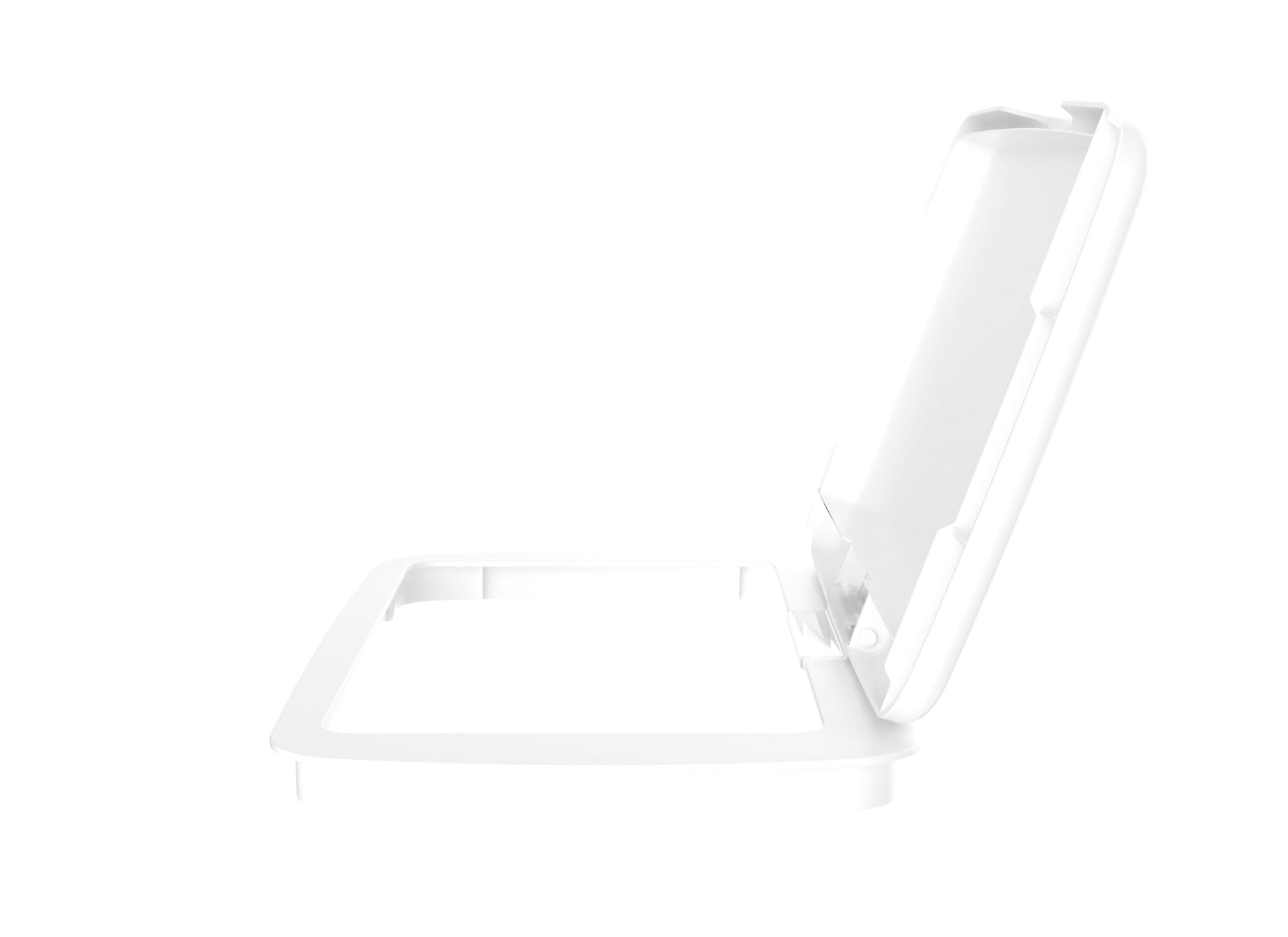 Rev-A-Shelf 32 Qt Under Sink Garbage Can Lid for Base Kitchen and Bathroom Cabinet, Replacement Plastic Trash Bin Lid Only, White, RV-32-LID-1-40 - Image 6