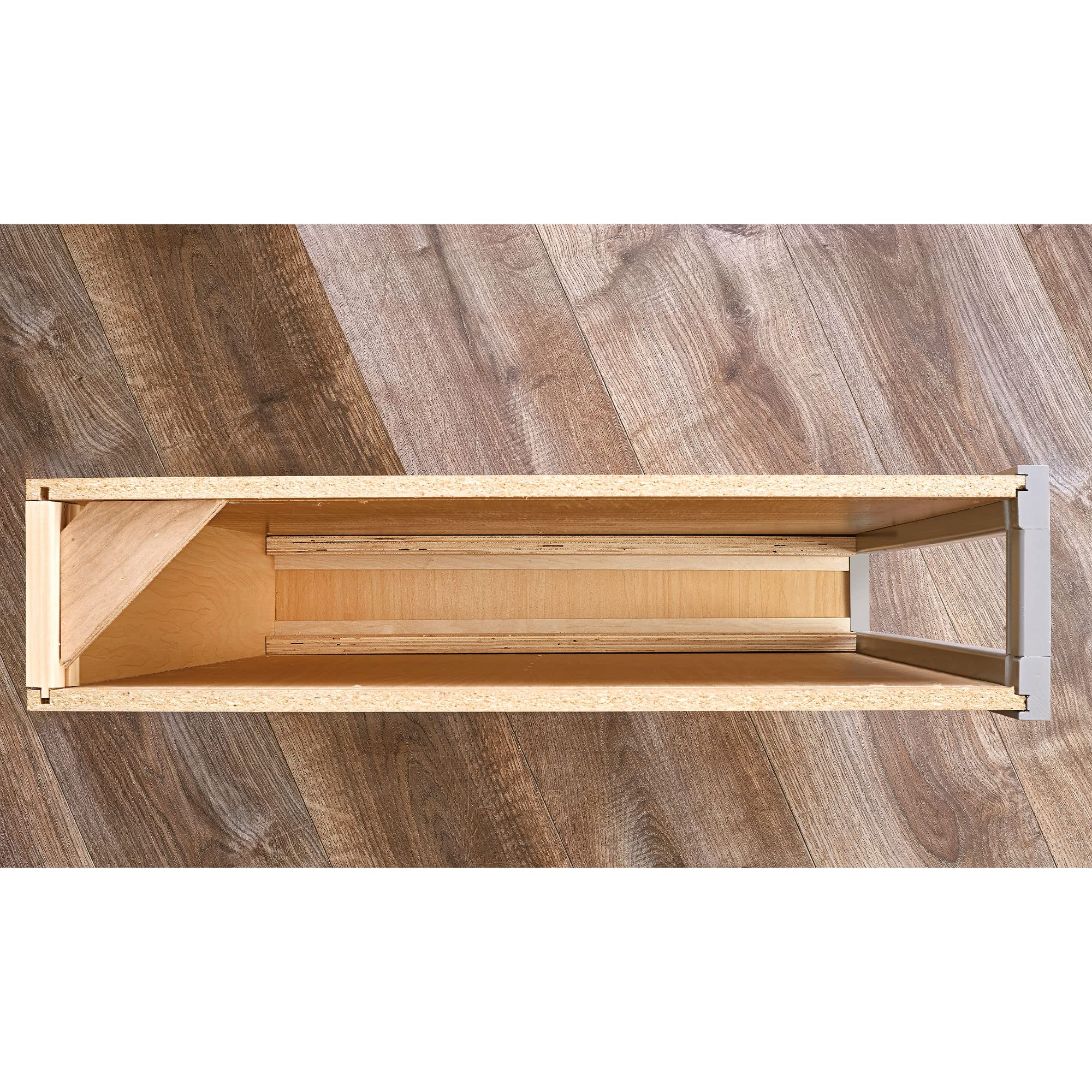 Rev-A-Shelf 6" Pull Out Shelf Organizer for Between Base Kitchen Cabinets, Adjustable Filler Spice Rack Seasoning Storage Holder, Wood, 438-BC-6C - Image 6