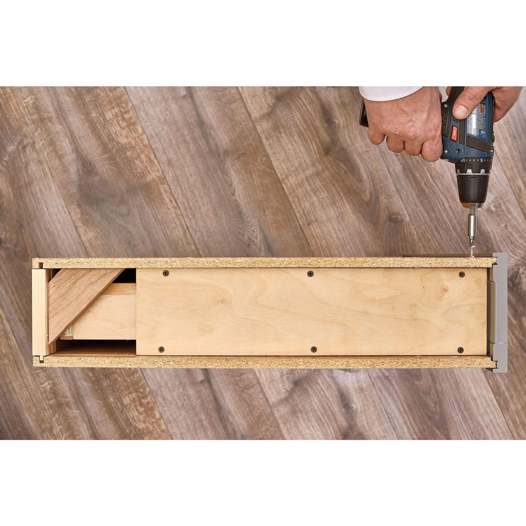 Rev-A-Shelf 6" Pull Out Shelf Organizer for Between Base Kitchen Cabinets, Adjustable Filler Spice Rack Seasoning Storage Holder, Wood, 438-BC-6C - Image 7