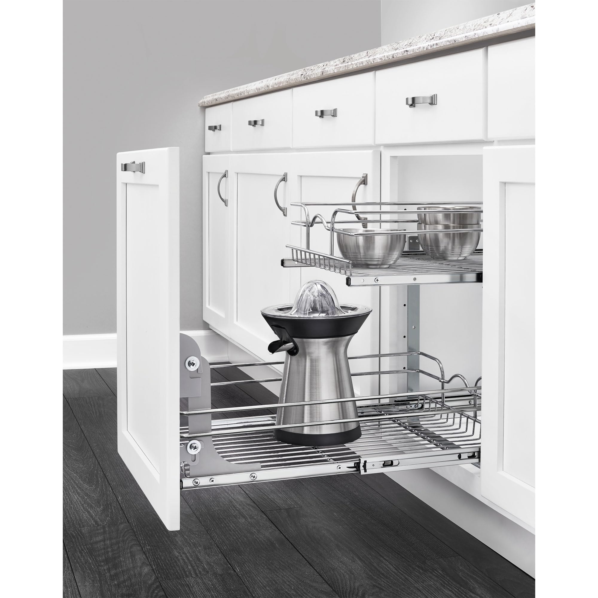 Rev-A-Shelf Cabinet Door Mount Kit for Kitchen Base Cabinet Organizers, Pullout Storage Shelves and Drawers, Trash Cans, 5WB-DMKIT - Image 7