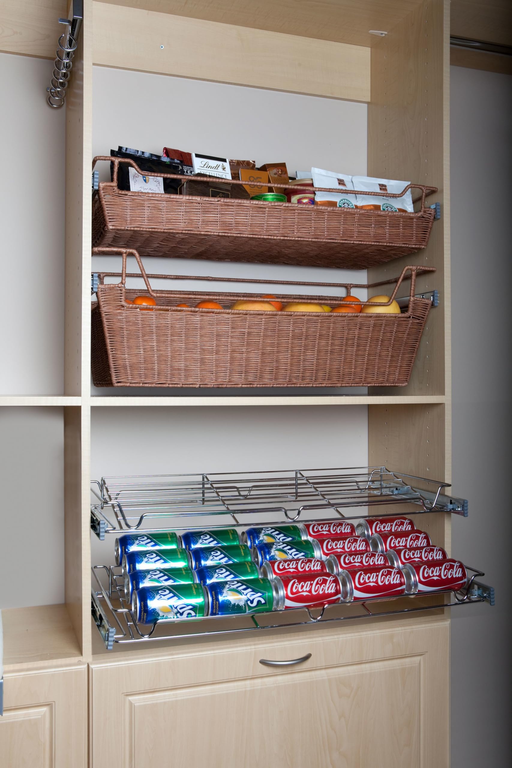 Rev-A-Shelf Deluxe Pullout Pantry Spice Organizer for Custom Walk-In Pantry Storage - Image 3