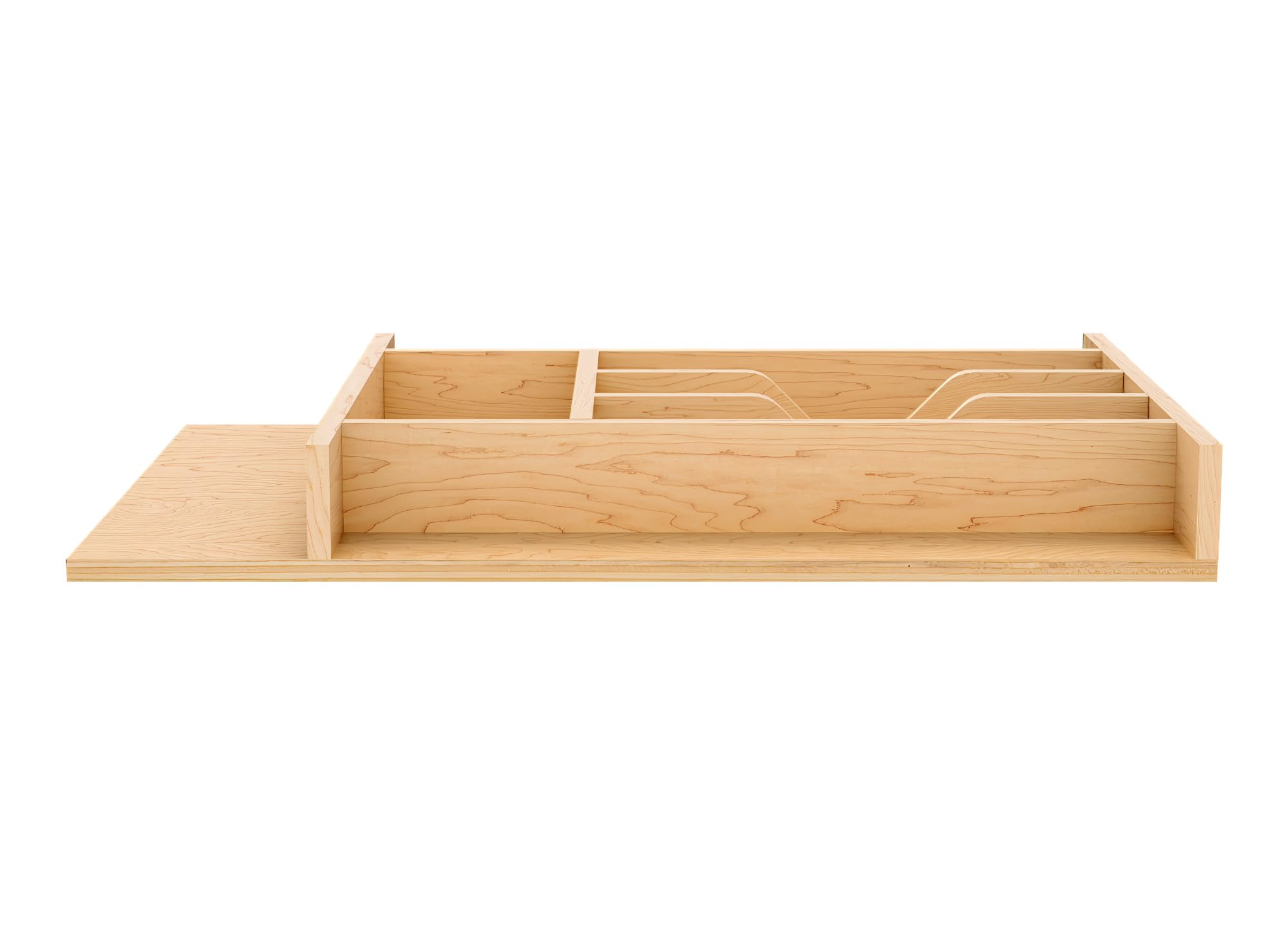 Rev-A-Shelf Natural Maple Right Size Utensil Insert Home Storage Kitchen Organizer 7 Compartment Drawer Accessory, 13-1/4" x 19-1/2", 4WCT-18SH-1 - Image 6