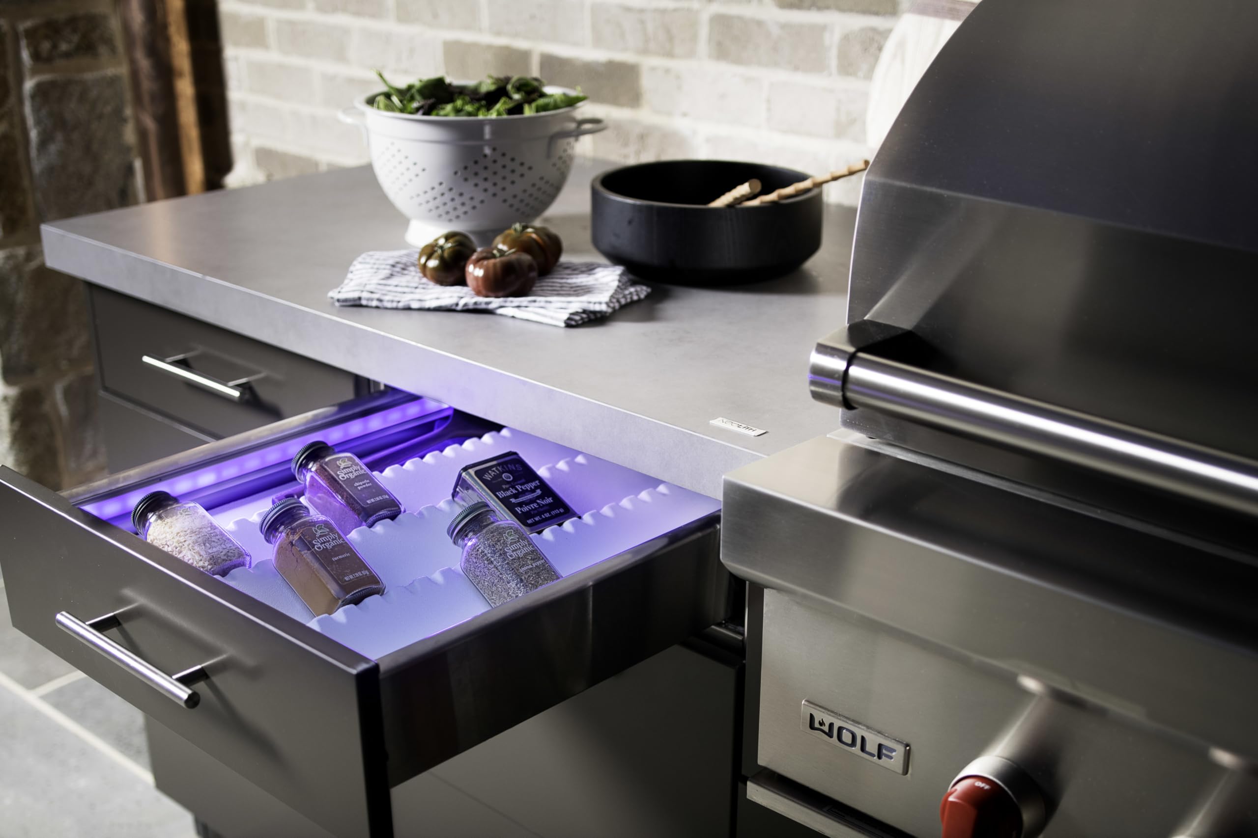 Rev-A-Shelf Polymer Trim-to-Fit Drawer Insert Spice Organizer - Image 3