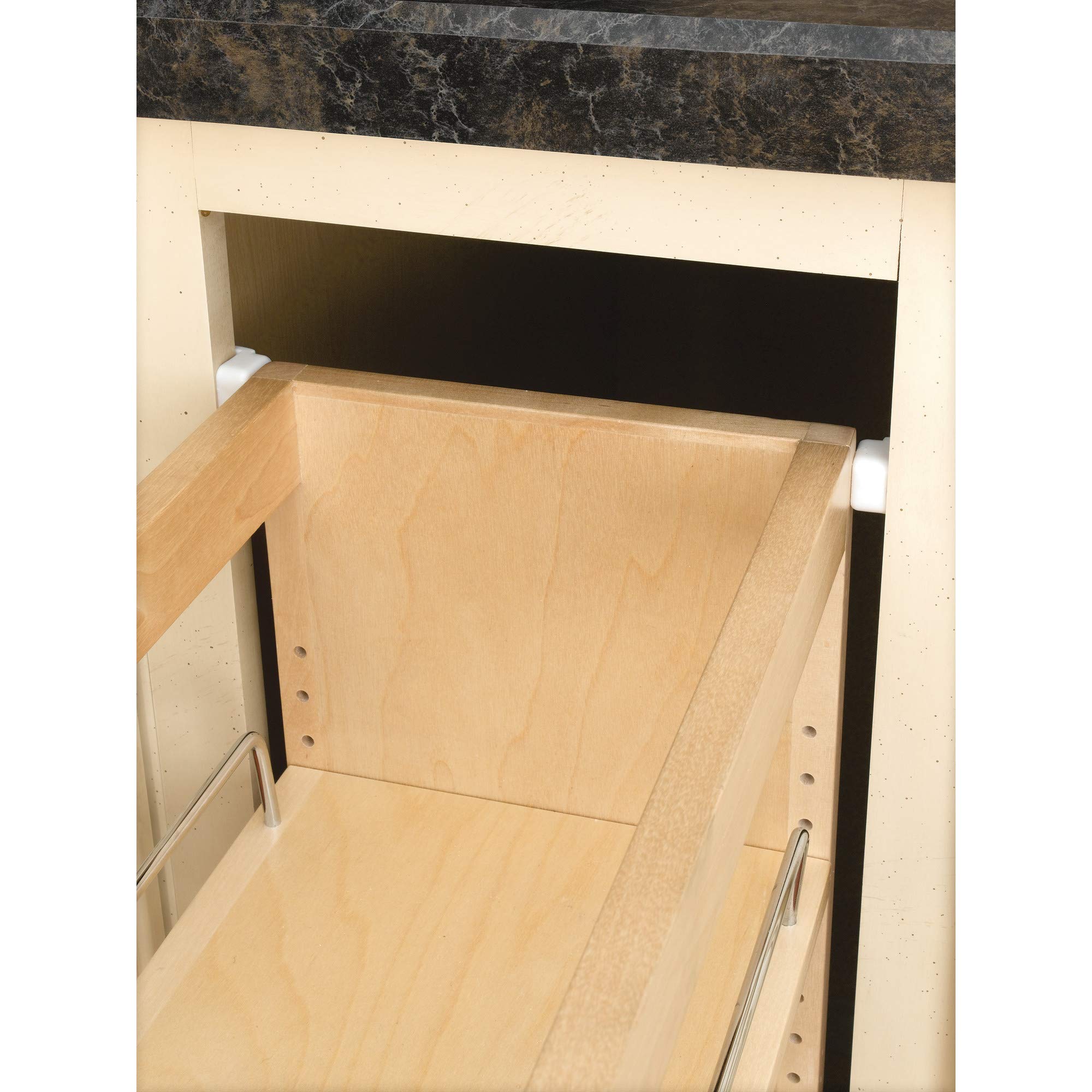 Rev-A-Shelf - 448OXO-BCSC-8C - 8 in. Pull-Out Wood Base Cabinet OXO Organizer with Soft-Close Slides - Image 6