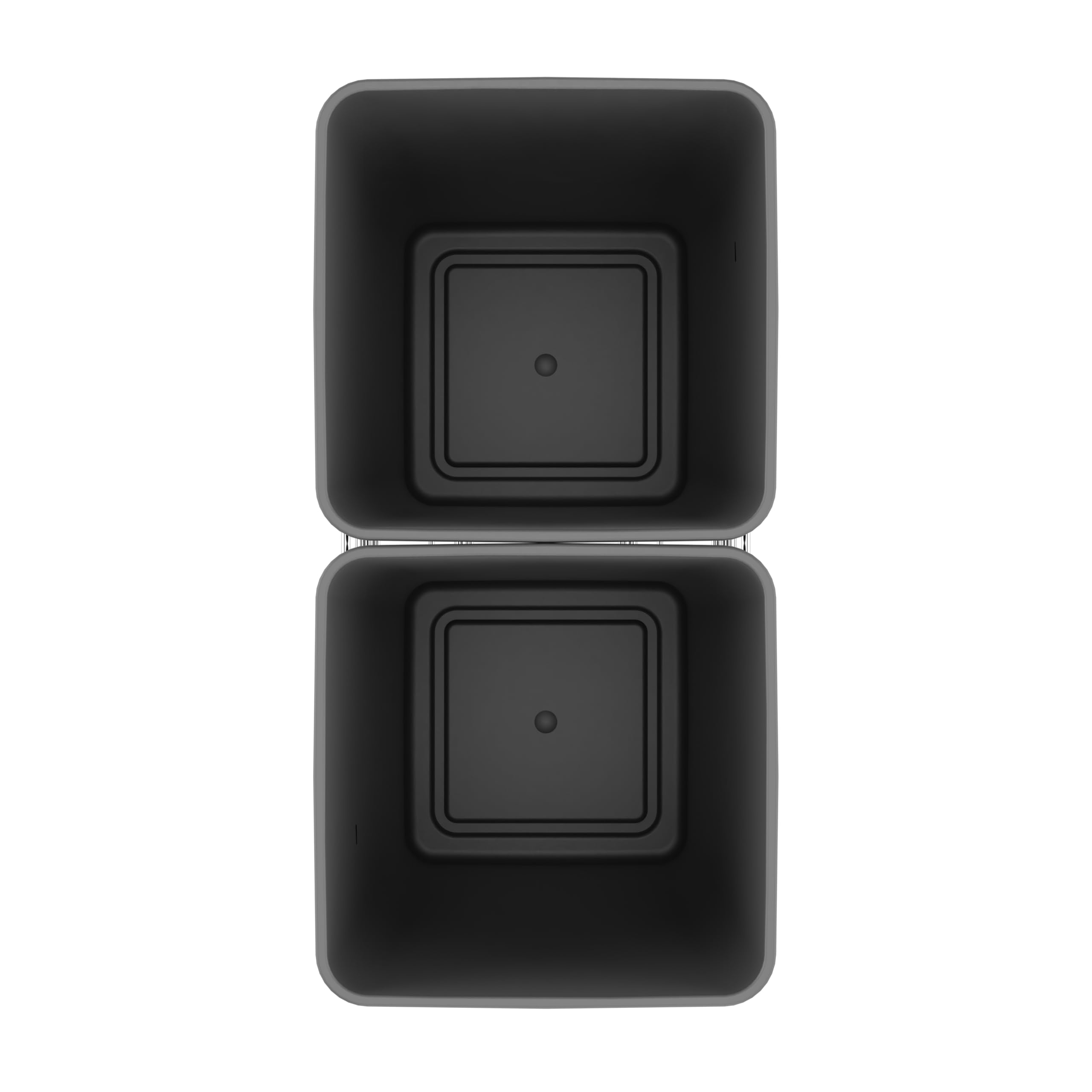 Rev-A-Shelf - RV-15KD-17C S - Double 27 Qt. Pull-Out Silver and Chrome Waste Container - Image 9