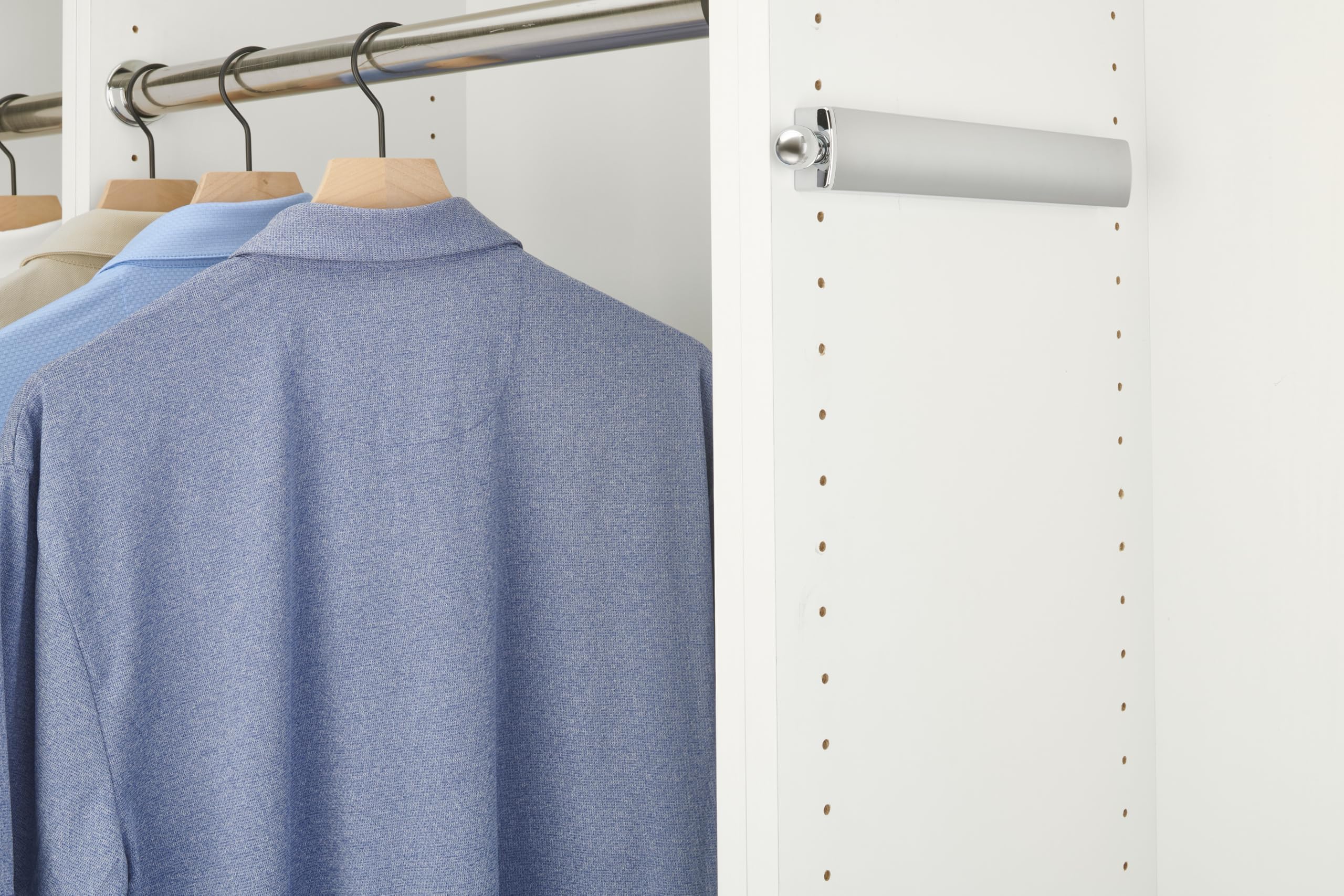SIDELINES Pop Out Valet Rod For Custom Closet Systems - Image 5