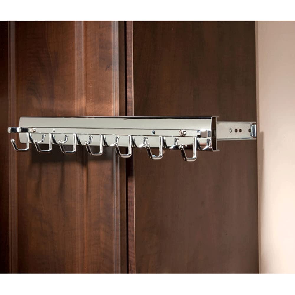 Sidelines Premier Pullout Swivel Belt Rack for Custom Closet Systems - Image 3