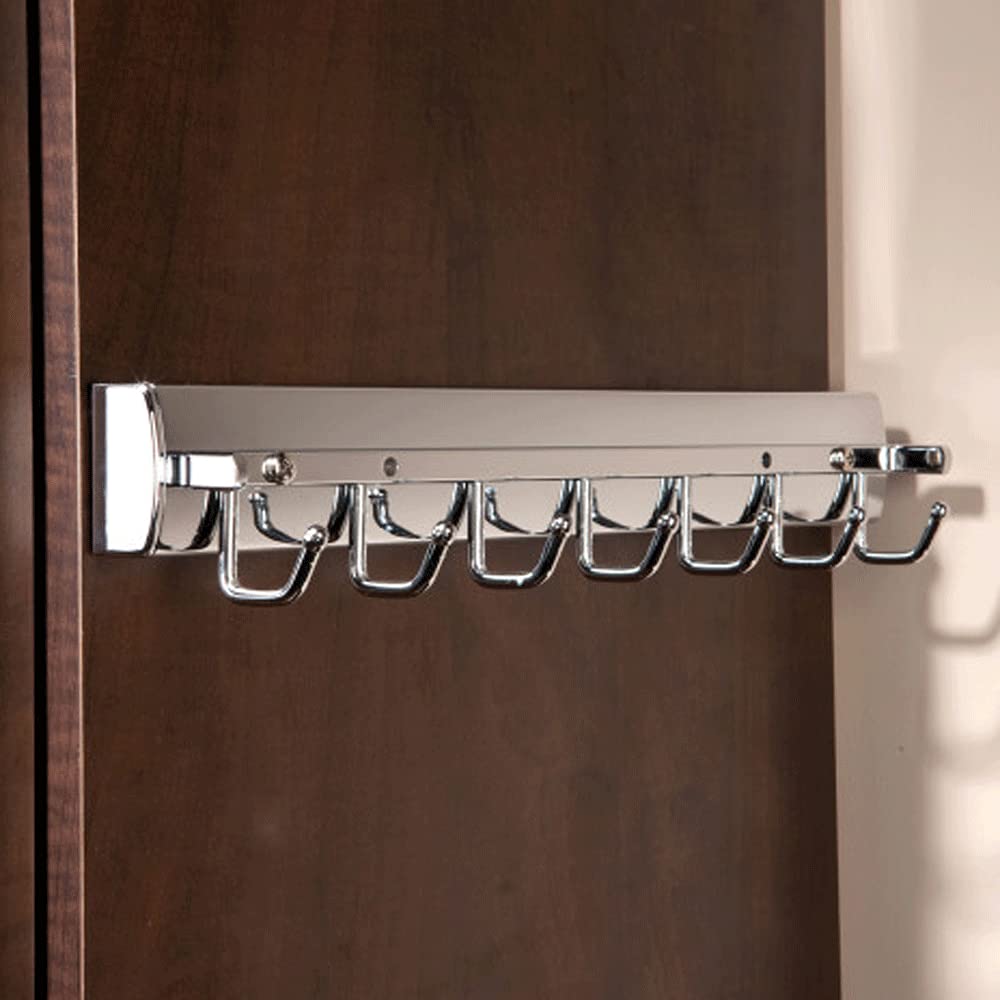 Sidelines Premier Pullout Swivel Belt Rack for Custom Closet Systems - Image 4
